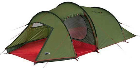 Треккинговая палатка High Peak Falcon 3 LW (Pesto/красный)