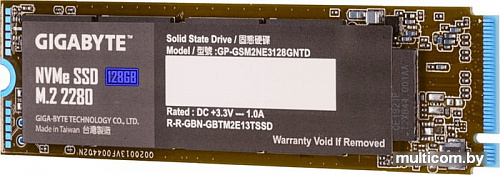 SSD Gigabyte NVMe 128GB GP-GSM2NE3128GNTD