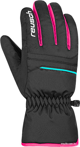 Горнолыжные перчатки Reusch Alan Junior 6361115-7003 (р-р 5.5, Blck/Blck/Pink Glo)