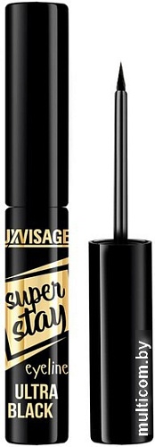 Подводка жидкая Lux Visage Super Stay (01 УЛЬТРА ЧЕРНЫЙ)