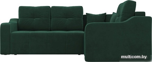 Угловой диван Mebelico Кембридж угловой 108813 (правый, велюр, зеленый)