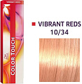 Оттеночная краска Wella Professionals Color Touch 10/34 яркий блонд золотисто-красный 60 мл