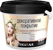Краска Ticiana с эффектом перламутрового бархата 3 л (серебристый)