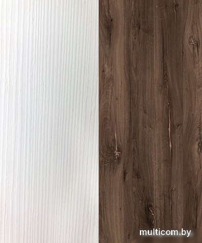 Готовая кухня ЭлиГард Lion 2.0 (белый структурный/дуб нокс/малага)