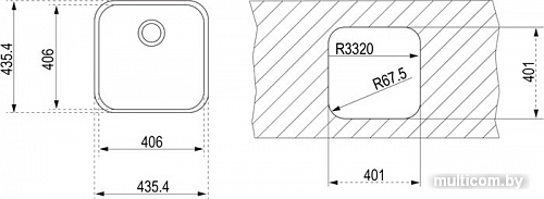 Кухонная мойка TEKA Basico BE 400 1B