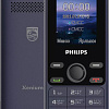 Кнопочный телефон Philips Xenium E111 (синий)