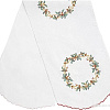 Дорожка на стол Tkano Essential Festive wreath TK24-TR0007 (белый)