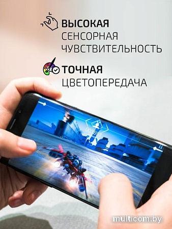 Защитное стекло Volare Rosso Fullscreen full glue Light series для Vivo V20/V20 SE