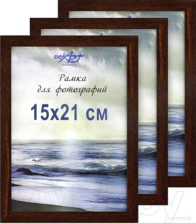 Набор фоторамок Декарт 15x21 8Ф0016 (коричневый)