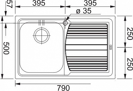 Кухонная мойка Franke LLX 611 (101.0085.772)