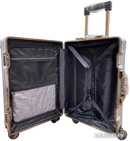 Чемодан DoubleW E087# (S, белый)