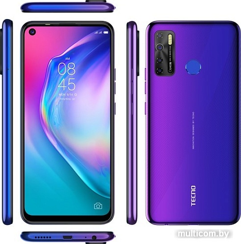 Смартфон Tecno Camon 15 (фиолетовый)