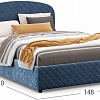 Кровать Moon Trade Allegro 1224/К002068 140x200