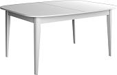 Кухонный стол Васанти плюс Партнер ПС-26 110-150x70 М (белый матовый/белый)