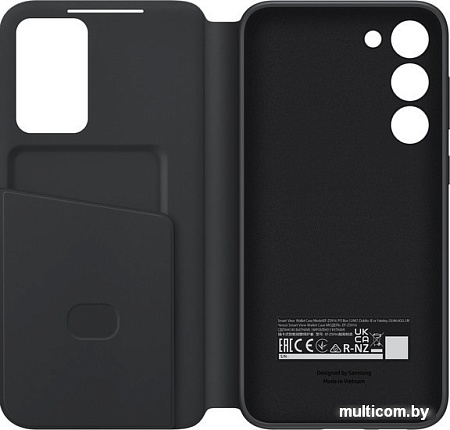Чехол для телефона Samsung Smart View Wallet Case S23+ (черный)