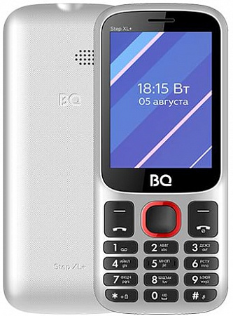 Мобильный телефон BQ-Mobile BQ-2820 Step XL+ (белый/красный)