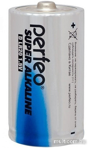 Батарейки Perfeo Super Alkaline LR20/2BL