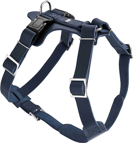 Ошейник Hunter Harness Aalborg 65-95/M-L 68376 (темно-синий)