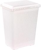 Корзина Альтернатива Вязаное плетение М6888 (белый)
