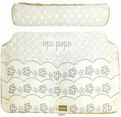 Муфты для рук Kidboo Цветочки (хлопок/акрил, серый)