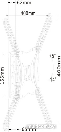 Кронштейн MasterKron PLA27-440