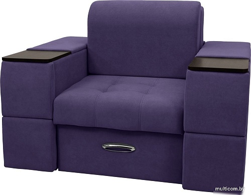 Сириус Лидер-13 НПБ 135x110 (Eva 31 велюр фиолетовый)