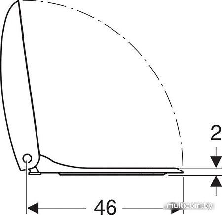Сиденье для унитаза Geberit Citterio 500.540.01.1