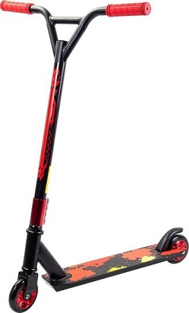 Самокат Favorit 300A (черный/красный)