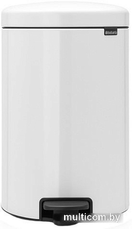 Brabantia Pedal Bin NewIcon с корзиной 20 л (белый)
