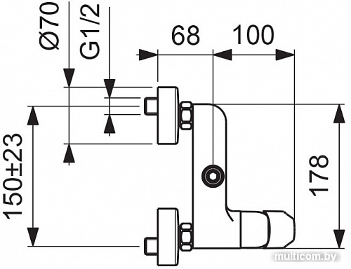 Верхний душ Vidima Balance BA272AA