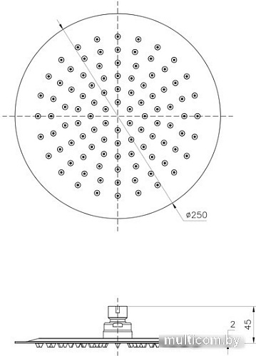 Душевая лейка Lemark LM9481BL