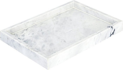 Поднос Bergenson Bjorn Marm BB000089 (белый мрамор)