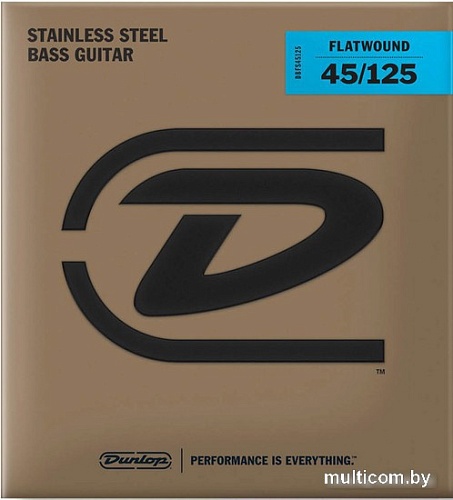 Струны для гитары Dunlop Manufacturing DBFS45125 Flat