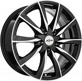 Литые диски X'trike X-120 17x7&quot; 5x108мм DIA 67.1мм ET 40мм BK/FP