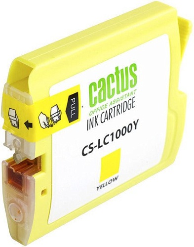 Картридж CACTUS CS-LC1000Y (аналог Brother LC1000Y)
