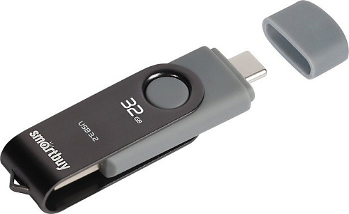 USB Flash SmartBuy Twist Dual 32GB (черный)