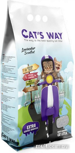 Наполнитель для туалета Cats Way Lavander 5 л