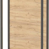 Стенка Millwood Neo Loft ML-1 Л (дуб белый Craft/металл черный)