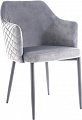 Стул с подлокотниками Signal Astor Velvet (bluvel 14 серый)