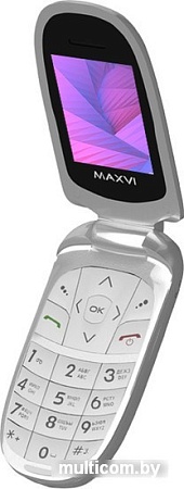 Мобильный телефон Maxvi E1 Silver