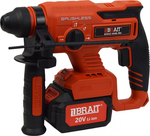 Перфоратор Brait BCRH22-4DUBL PRO (с 2-мя АКБ, кейс)