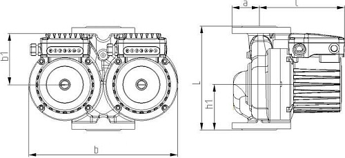 Циркуляционный насос IMP Pumps GHNMD BASIC II 40/70F 250