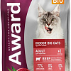 Сухой корм для кошек Award Adult Indoor Big Сats (для крупных пород с говядиной и курицей с добавлением брокколи и Юкки Шидигера) 400 г