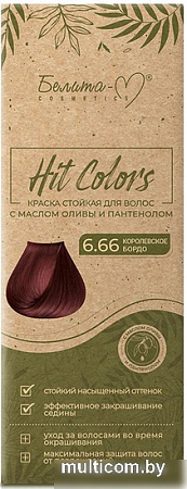 Гель-краска Белита-М Hit Colors 6.66 Королевское бордо
