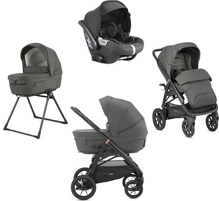 Универсальная коляска Inglesina Aptica Quattro (4 в 1, charcoal grey)