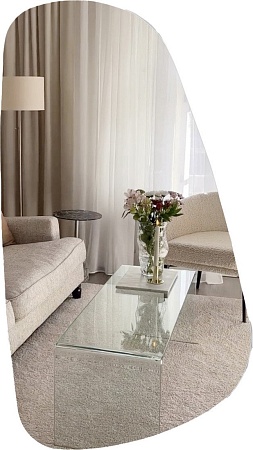 Зеркало eMZe 50x90 LED.NF.50.90.4K (с подсветкой)