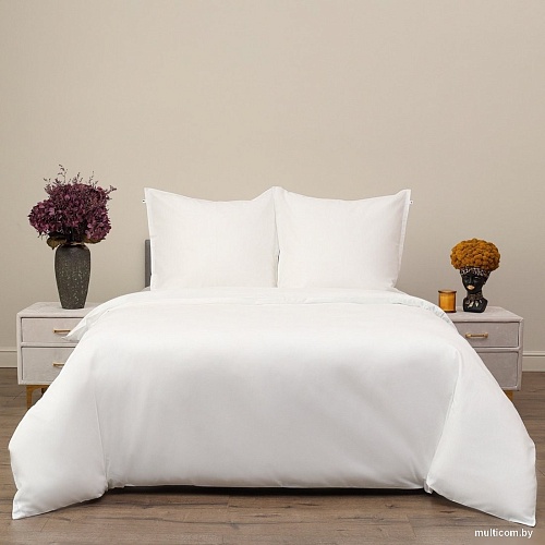 Постельное белье Siberia Home Сэнди 1.6 70x70 Сиб-1.6-С-б70x70 (белый)