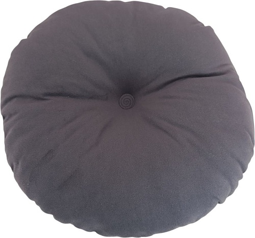 Декоративная подушка Sled Круглая 40x40x10 (графит)