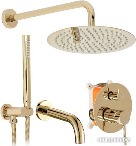 Душевая система Rea Lungo REA-P4125 (золотой)