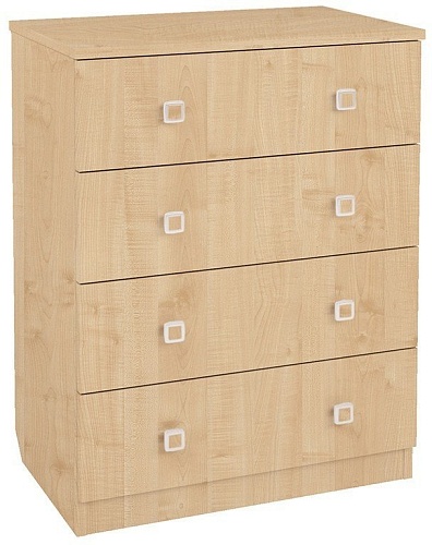 Комод Polini Kids Simple с 4 ящиками 0001301.30 (натуральный)